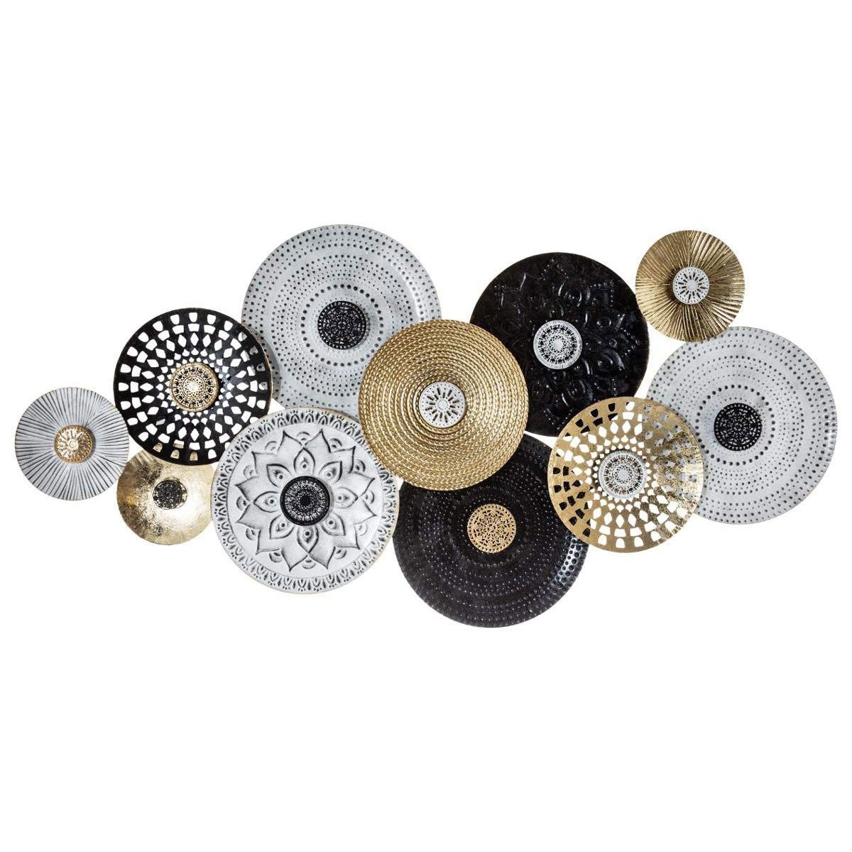 Ozdoba ścienna DECO, designerska, wzór etniczny, dekoracja na ścianę, 134 x 68 cm