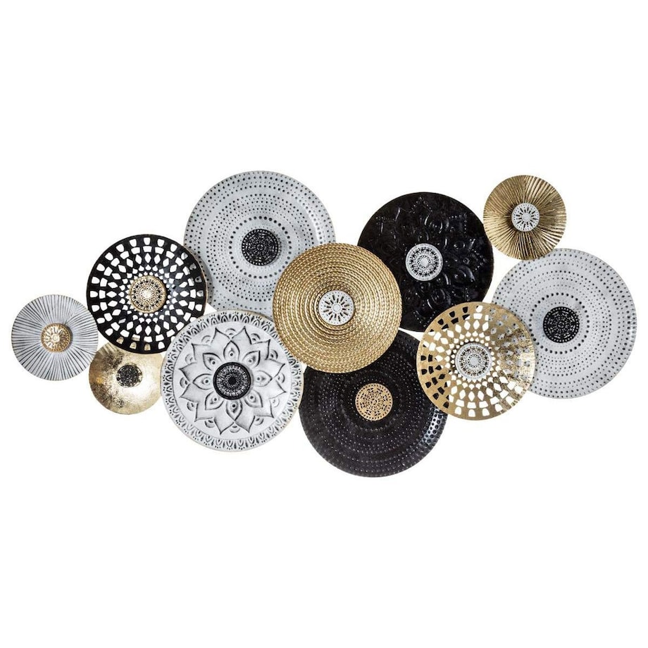 Ozdoba ścienna DECO, designerska, wzór etniczny, dekoracja na ścianę, 134 x 68 cm