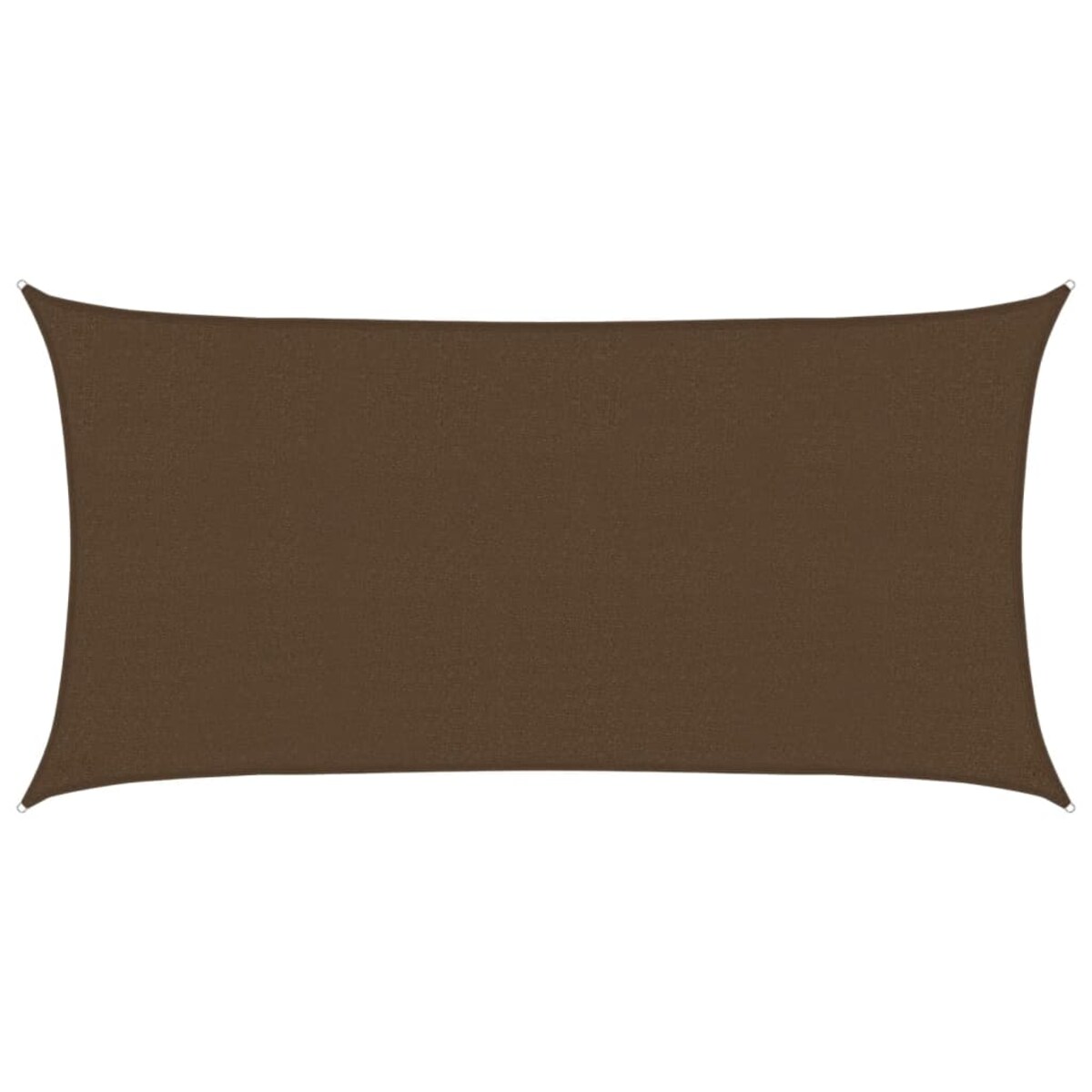 vidaXL Żagiel przeciwsłoneczny, 160 g/m², brązowy, 2x4 m, HDPE