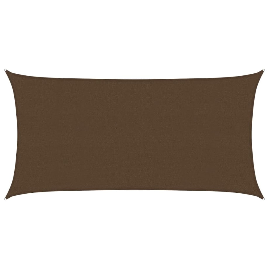 vidaXL Żagiel przeciwsłoneczny, 160 g/m², brązowy, 2x4 m, HDPE