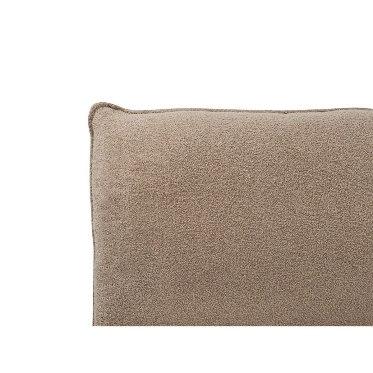 Łóżko Boucle VINAY 180 x 200 cm Beżowoszary