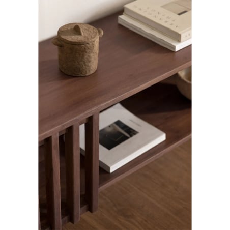 Szafka RTV z drewna akacjowego Dragor 180 cm