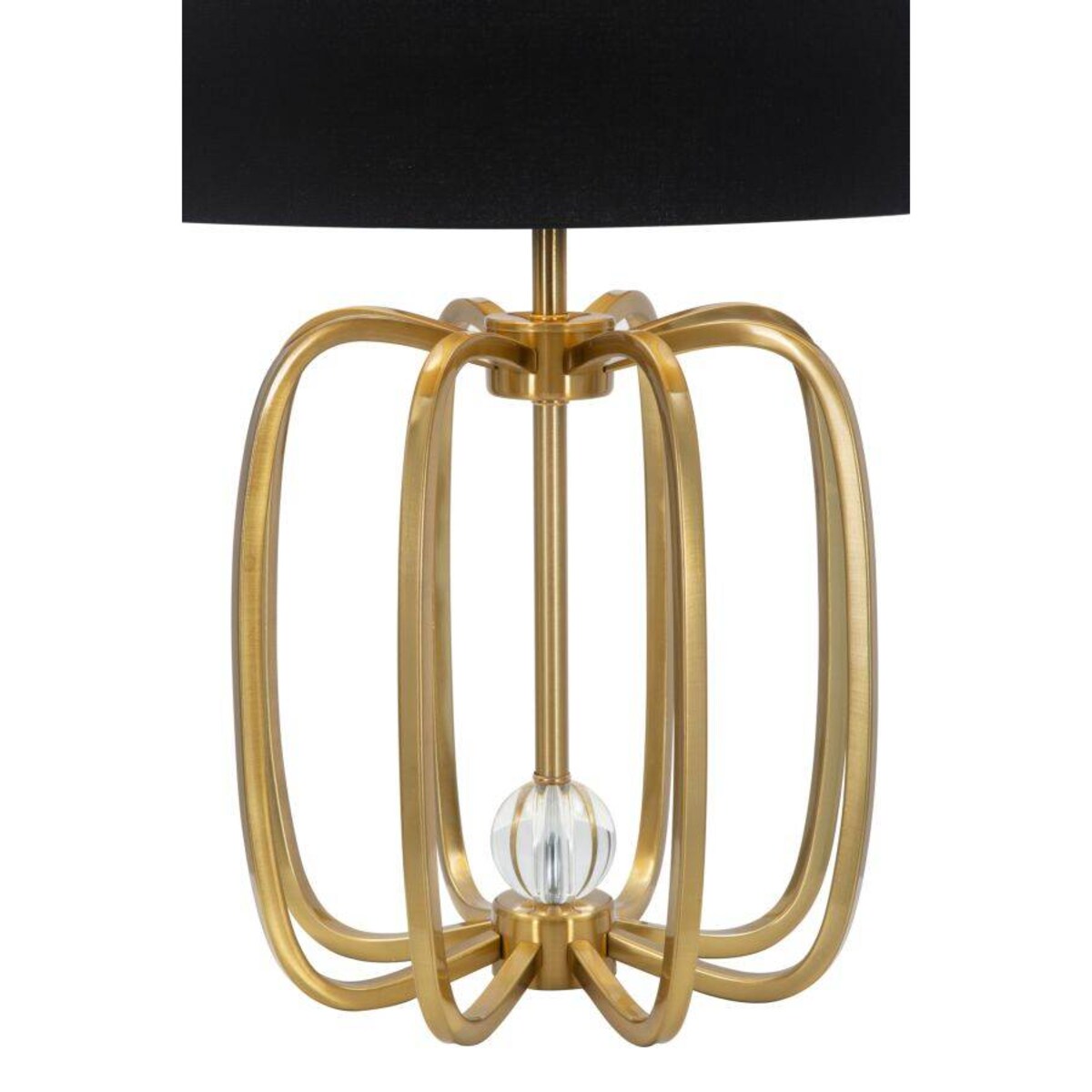 Lampka nocna ze złotym stelażem, Ø 38 cm