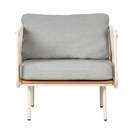 Krzesło ogrodowe Szary SENISE