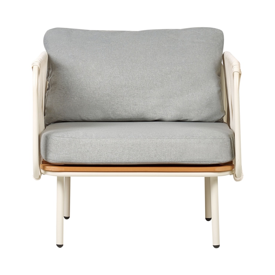 Krzesło ogrodowe Szary SENISE