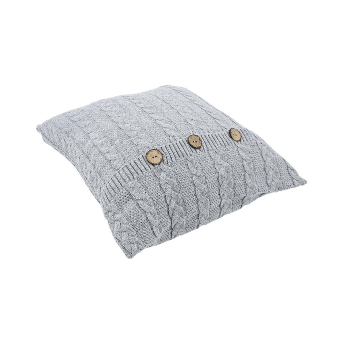 Poszewka dzianinowa bawełniana – VENEZIA POPIEL