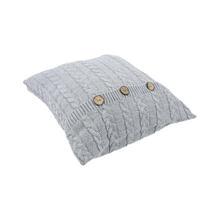 Poszewka dzianinowa bawełniana – VENEZIA POPIEL