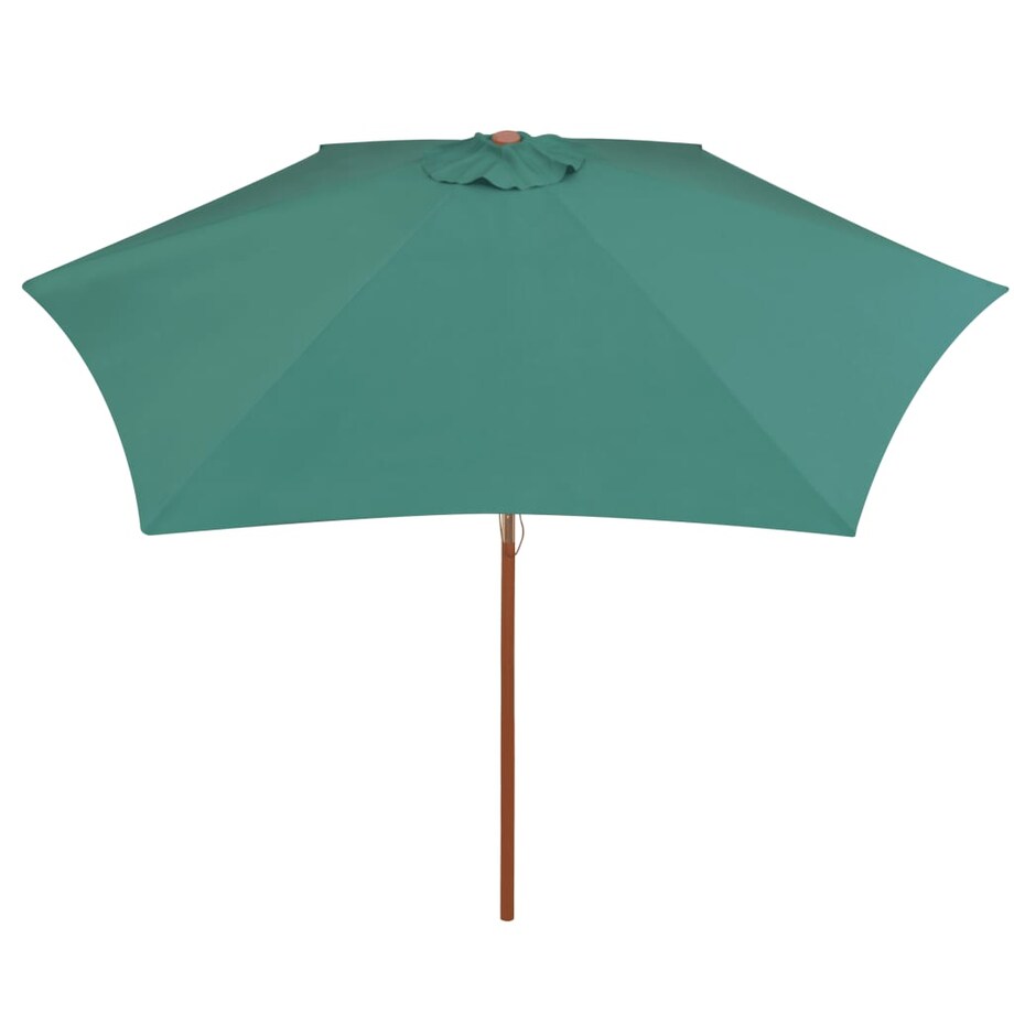 vidaXL Parasol ogrodowy, 270x270 cm, drewno, zielony