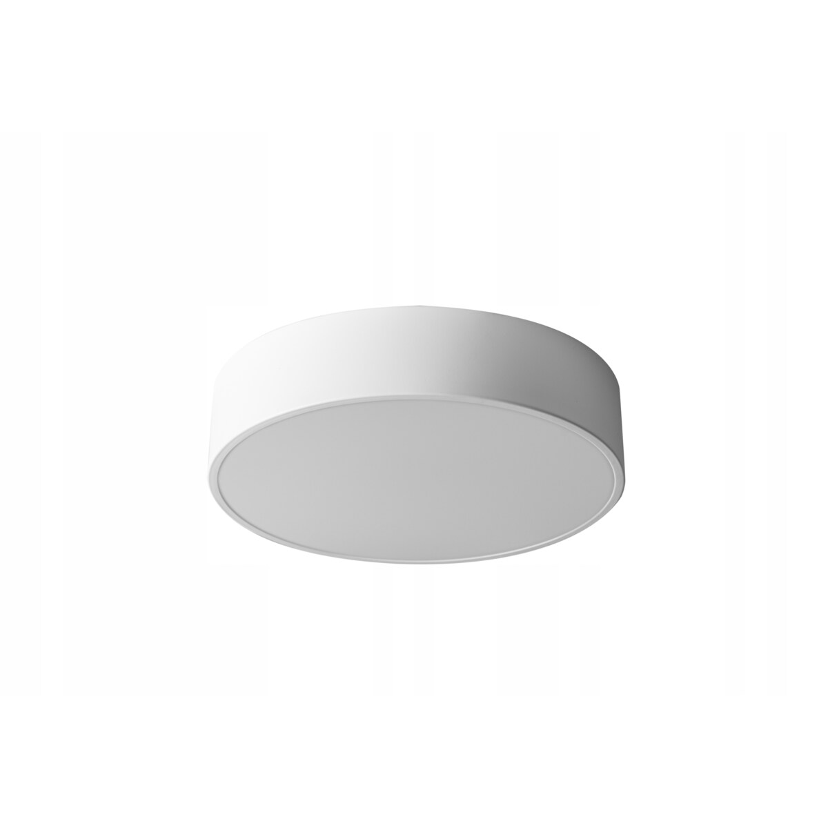 Lampa Plafon 40Cm Okrągła Biała Sufitowa Żyrandol