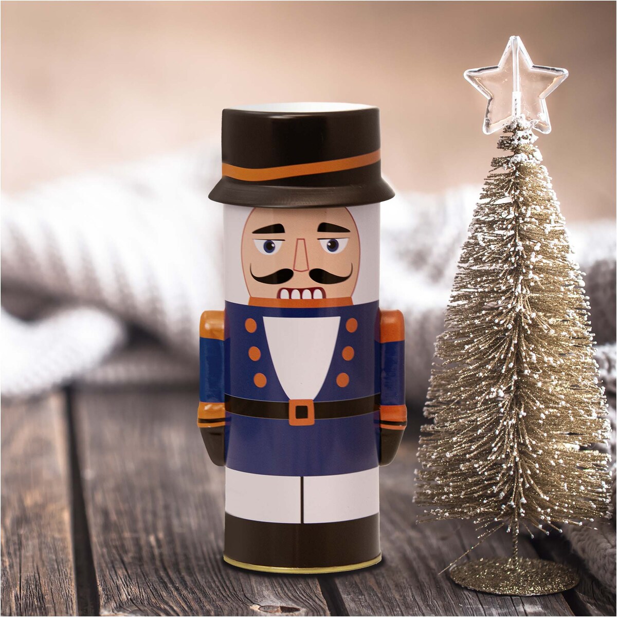 Puszka Na Pierniki Pojemnik Ciastka Świąteczna Boże Narodzenie 24,5X8,5 Cm Herbatę Cukierki