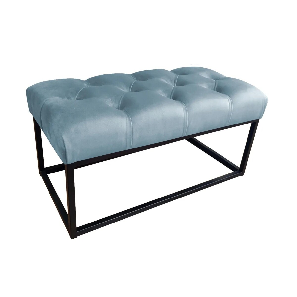 Ławka CHARLIE BL VELVET szara