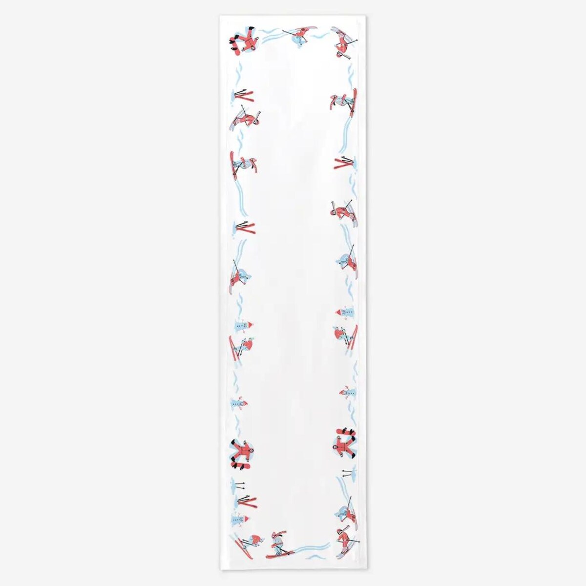 Bieżnik świąteczny - Narciarze - 35x130