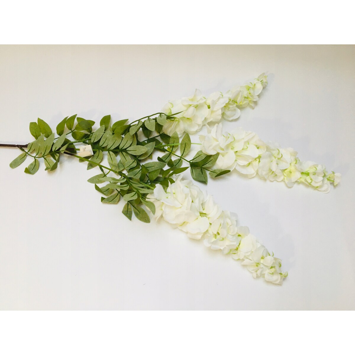 BIAŁA WISTERIA ZWISAJĄCA DUŻA XXL sztuczna kwiat na dekoracje ślub komunia