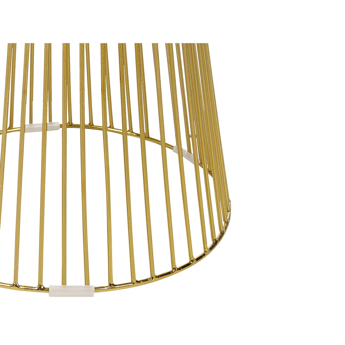 Stolik pomocniczy biały marmur ze złotym CHEYNES