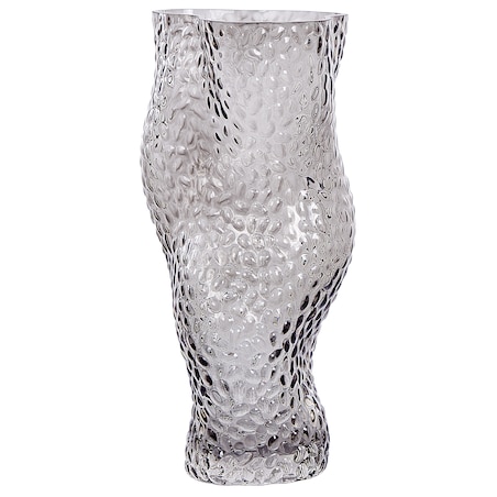 Wazon na kwiaty DYTIKO Szkło 31 cm Szary