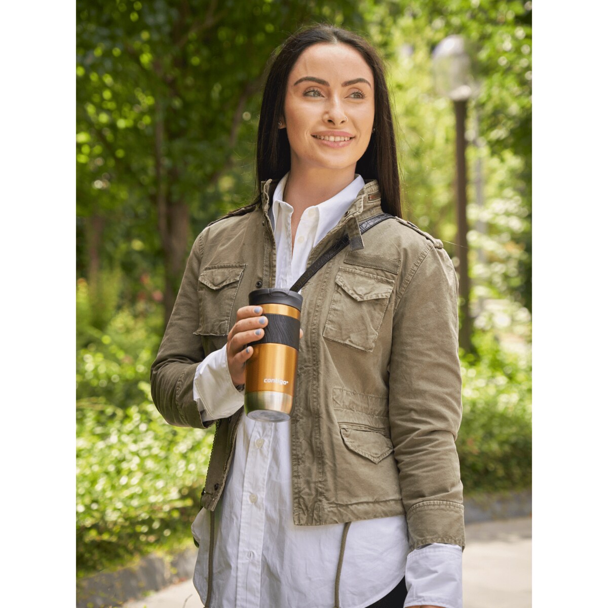 Kubek termiczny Contigo Byron 2.0 470ml- Złoty