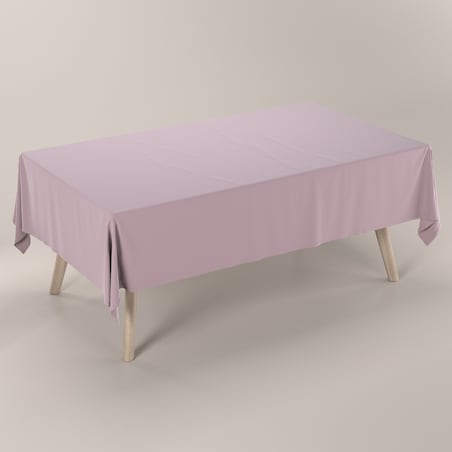 Obrus prostokątny 130 x 160 cm zgaszony róż