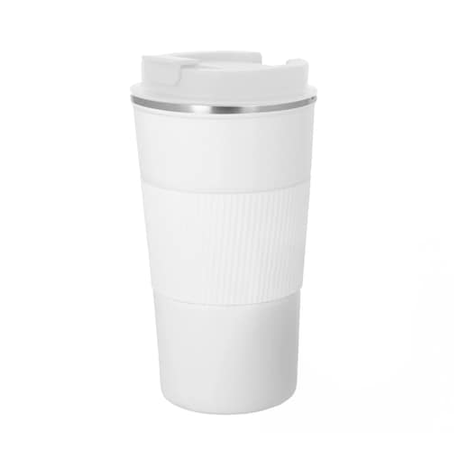 Kubek termiczny na kawę herbatę napoje termos biały matowy 500ML BRUNBESTE BB-3573