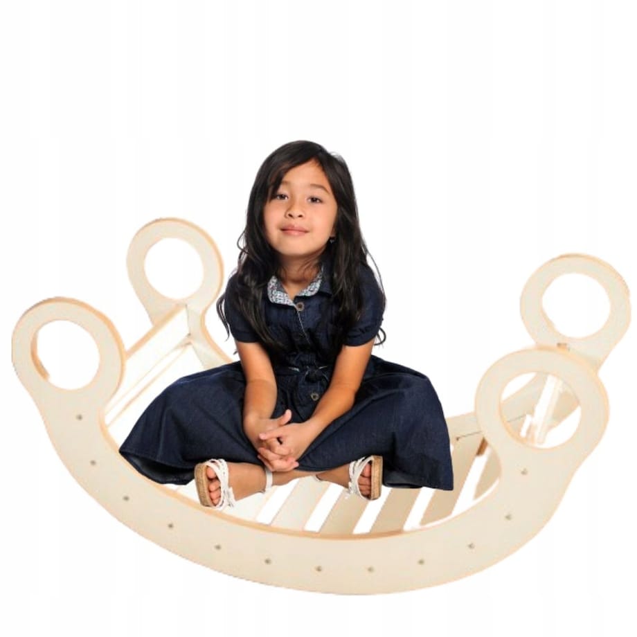 Bujak drewniany MONTESSORI deska do balansowania CERTYFIKOWANY