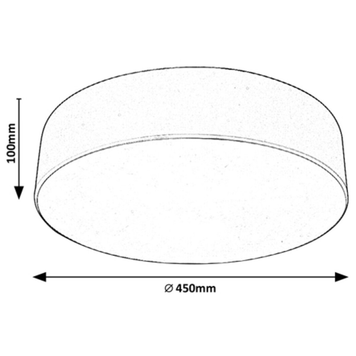 Nowoczesna LAMPA sufitowa RENATA 5083 Rabalux metalowy plafon do biura biały