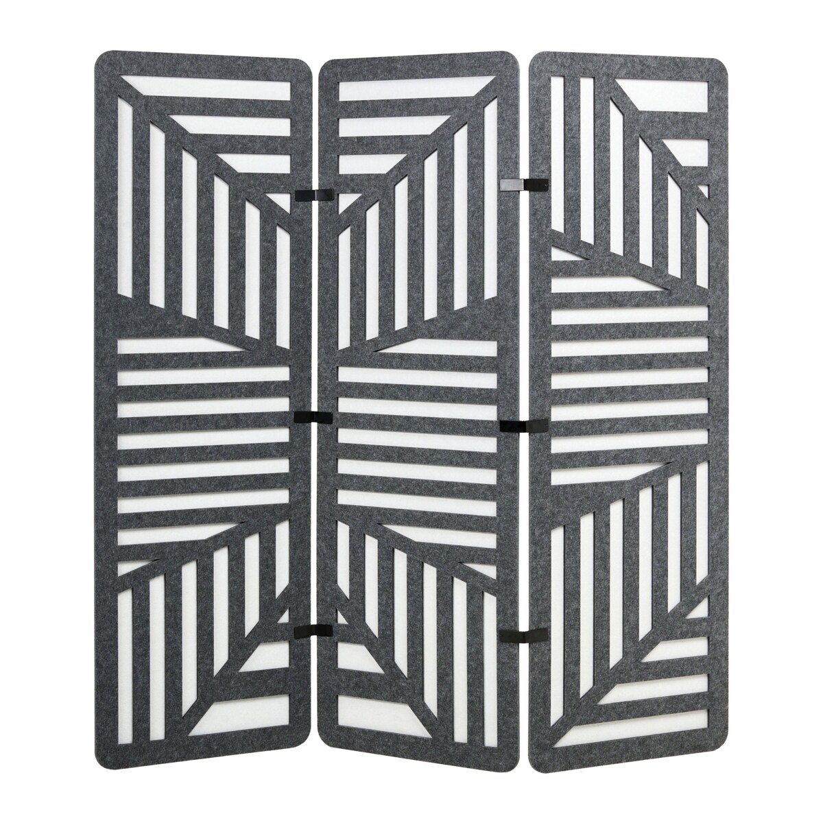 3-panelowy parawan pokojowy FUTURA Ciemnoszary 180 cm