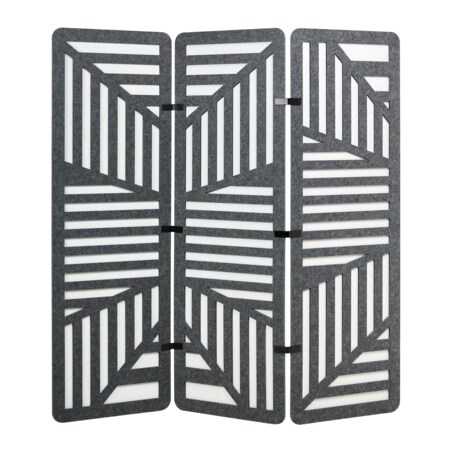 3-panelowy parawan pokojowy FUTURA Ciemnoszary 180 cm