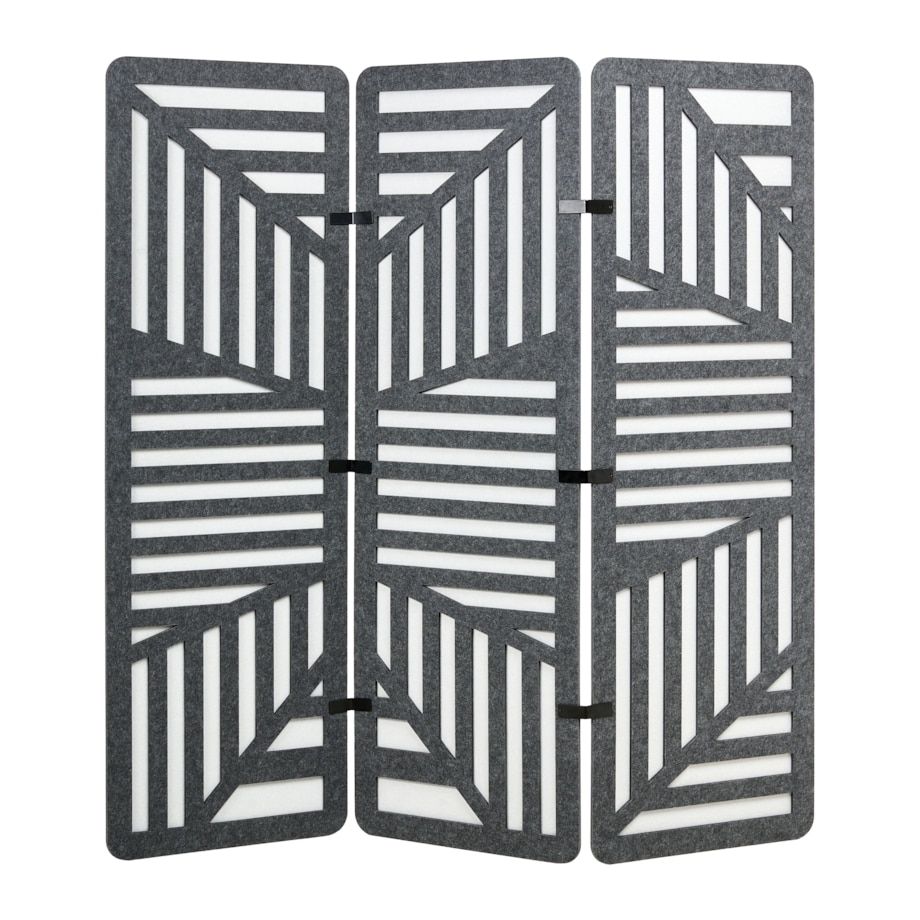 3-panelowy parawan pokojowy FUTURA Ciemnoszary 180 cm