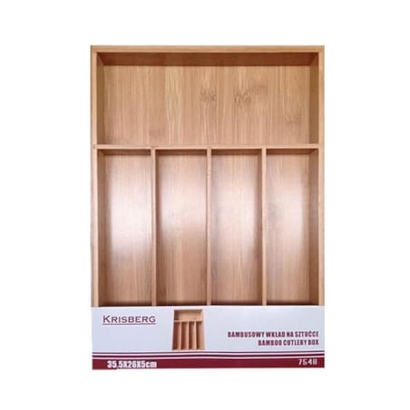 Wkład organizer do szuflady na sztućce 35,5x26,5x5cm KRISBERG