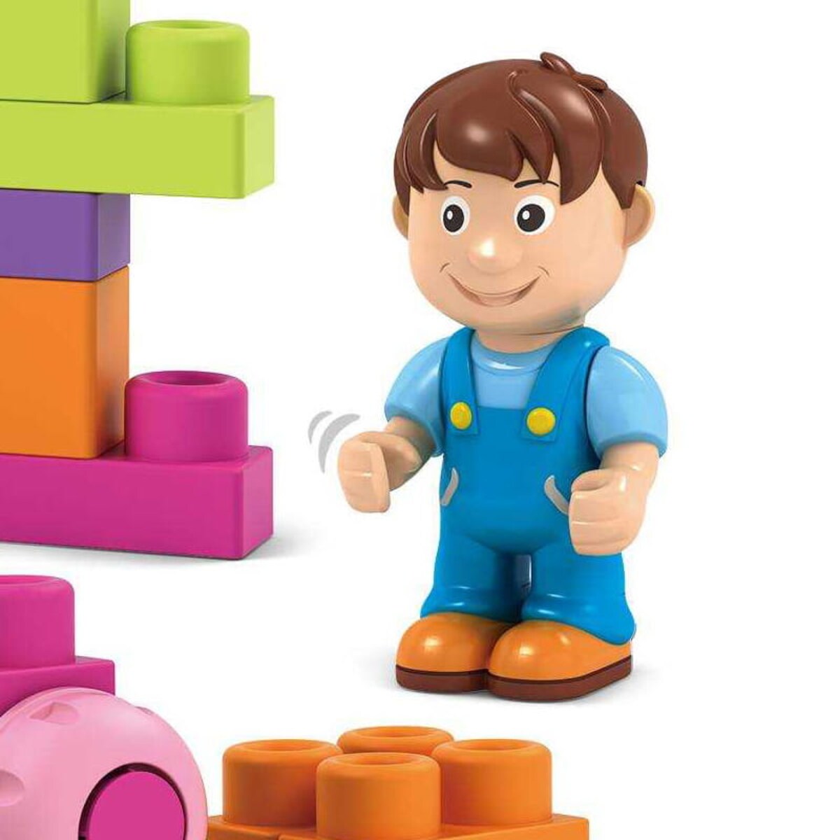 SOFT blocks + laleczki - miękkie klocki konstrukcyjne 62 elementy