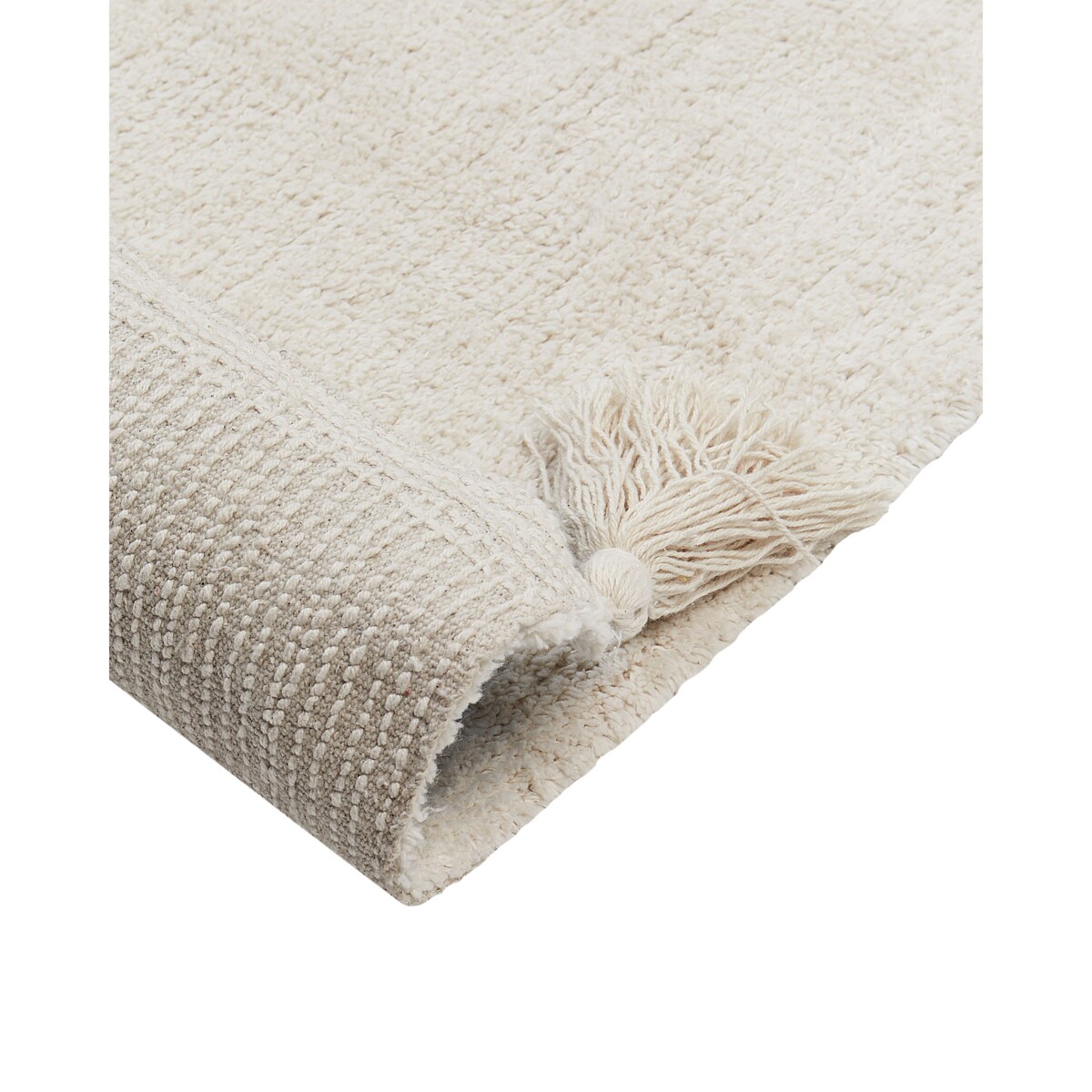 Dywan dziecięcy bawełniany w misia 140 x 200 cm beżowy ZORAKAN