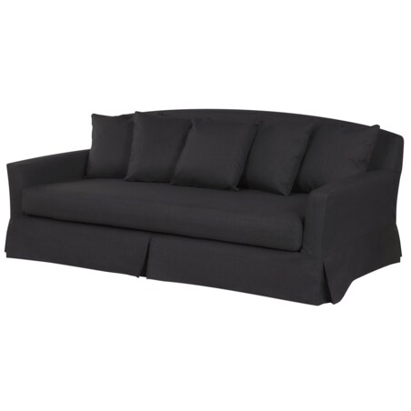 Pokrowiec na sofę 3-osobową czarny GILJA