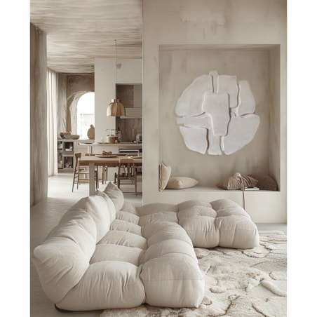 Relief Płaskorzeźba ścienna Organica II Ladnini