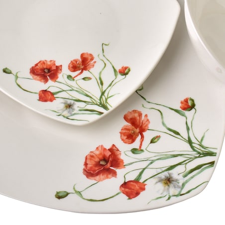Komplet obiadowy LEA POPPY