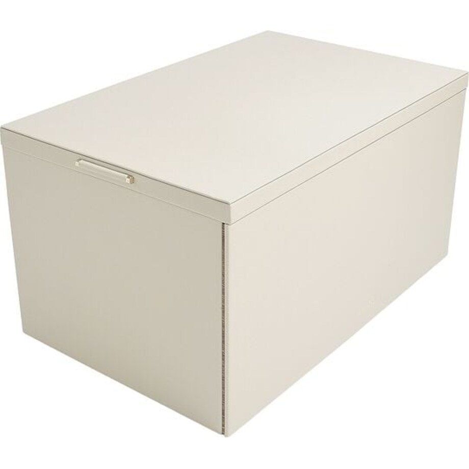 Organizer na biurko Stackers jasnobeżowy lniany składany