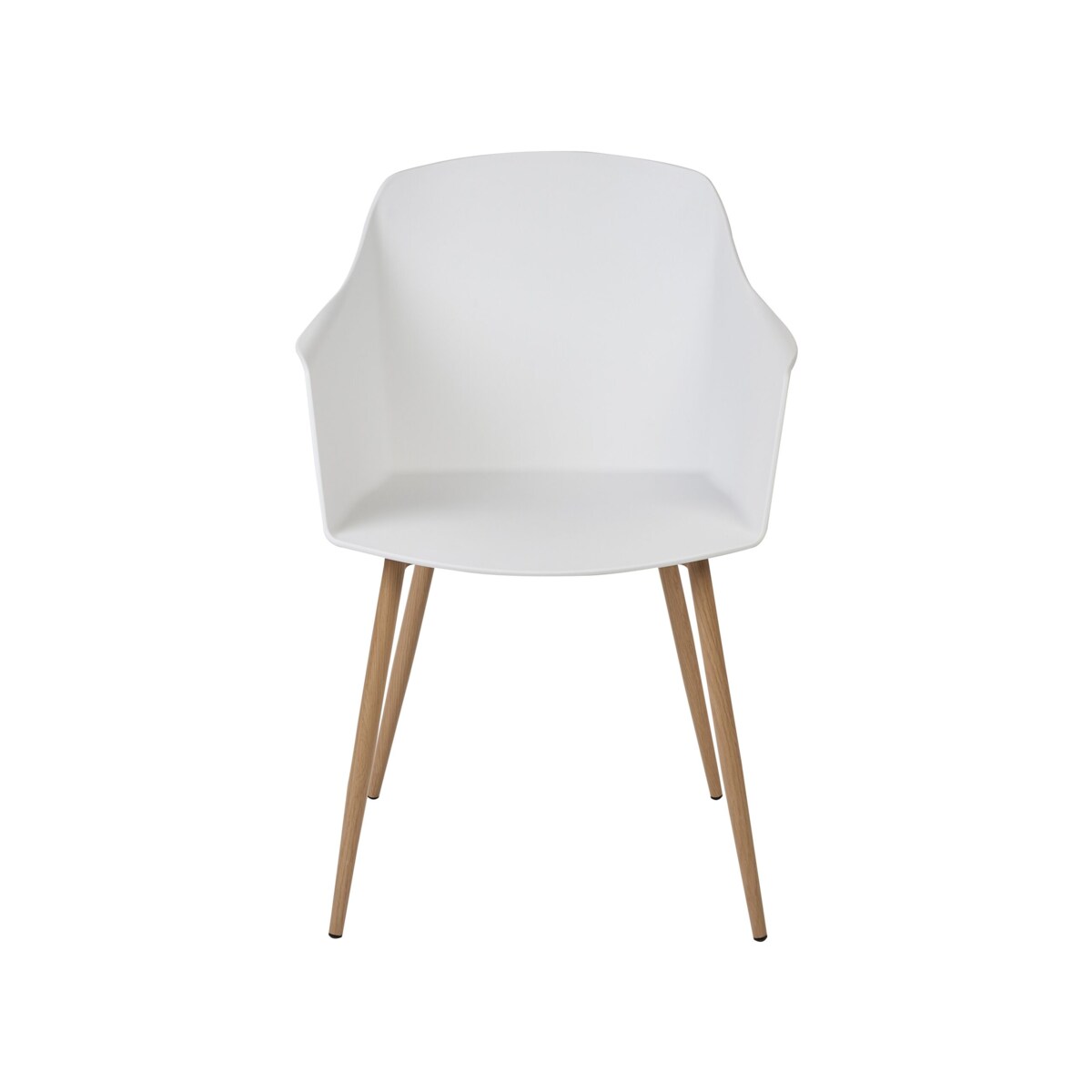 Zestaw 2 krzeseł do jadalni białe FONDA II