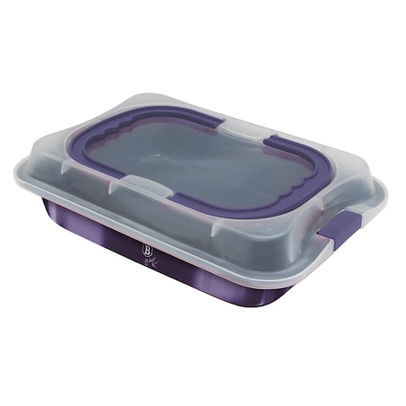 Forma blacha do pieczenia ciasta z pokrywą 36.5x24.5x5.5cm BERLINGER HAUS Purple Eclipse