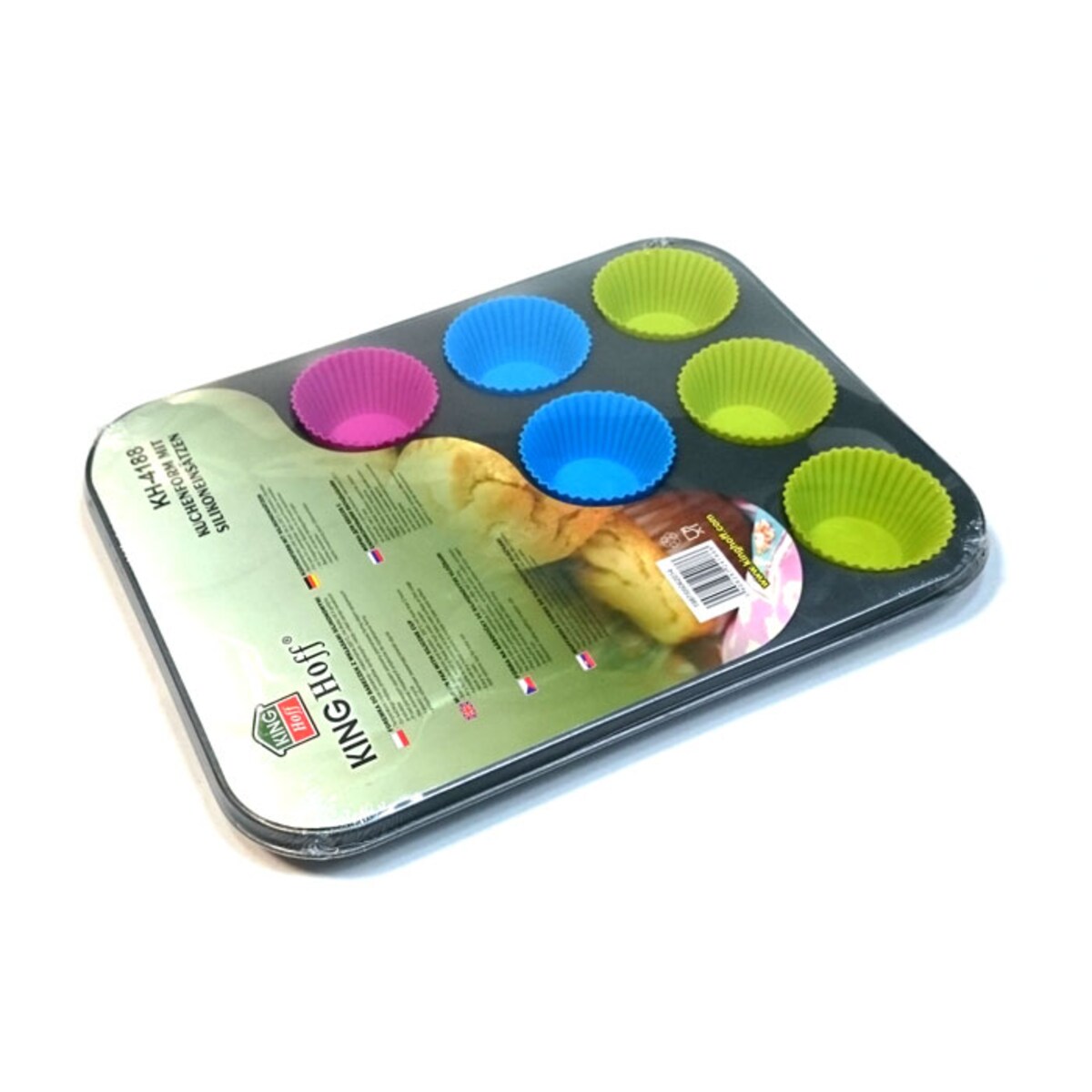 Forma Do Muffinek Z Wkładami Silikonowymi Kinghoff Kh-4188
