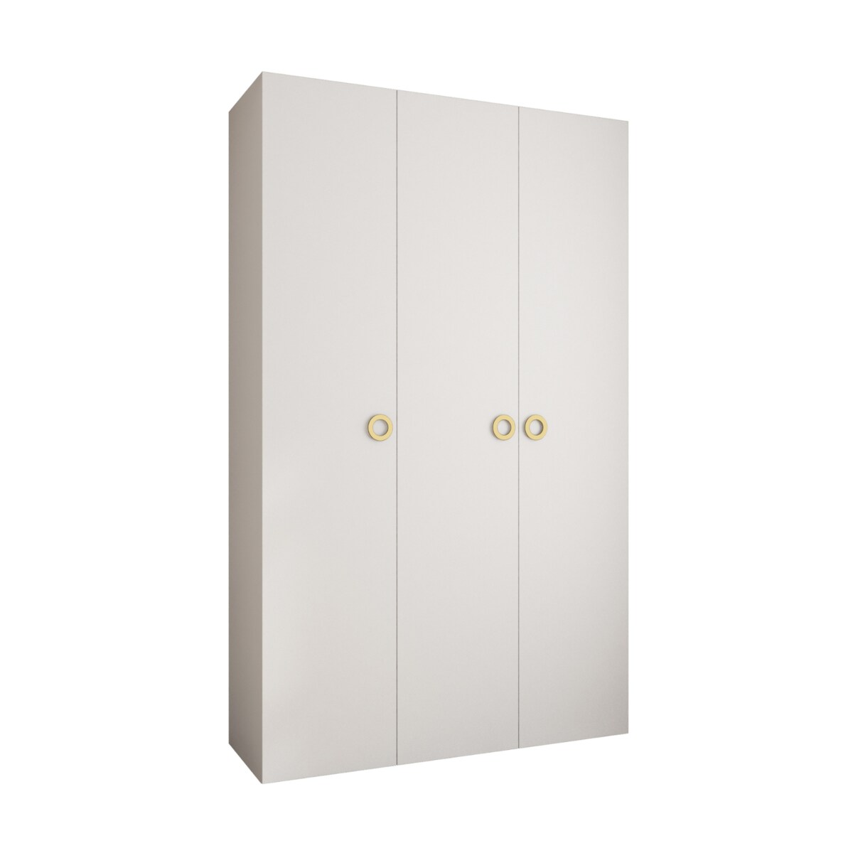 Szafa trzydrzwiowa Como 1 150 gł.50 biały+złoty