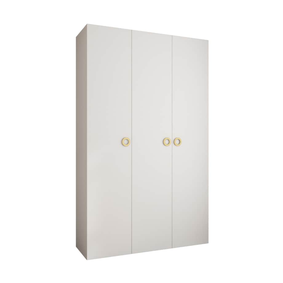 Szafa trzydrzwiowa Como 1 150 gł.50 biały+złoty