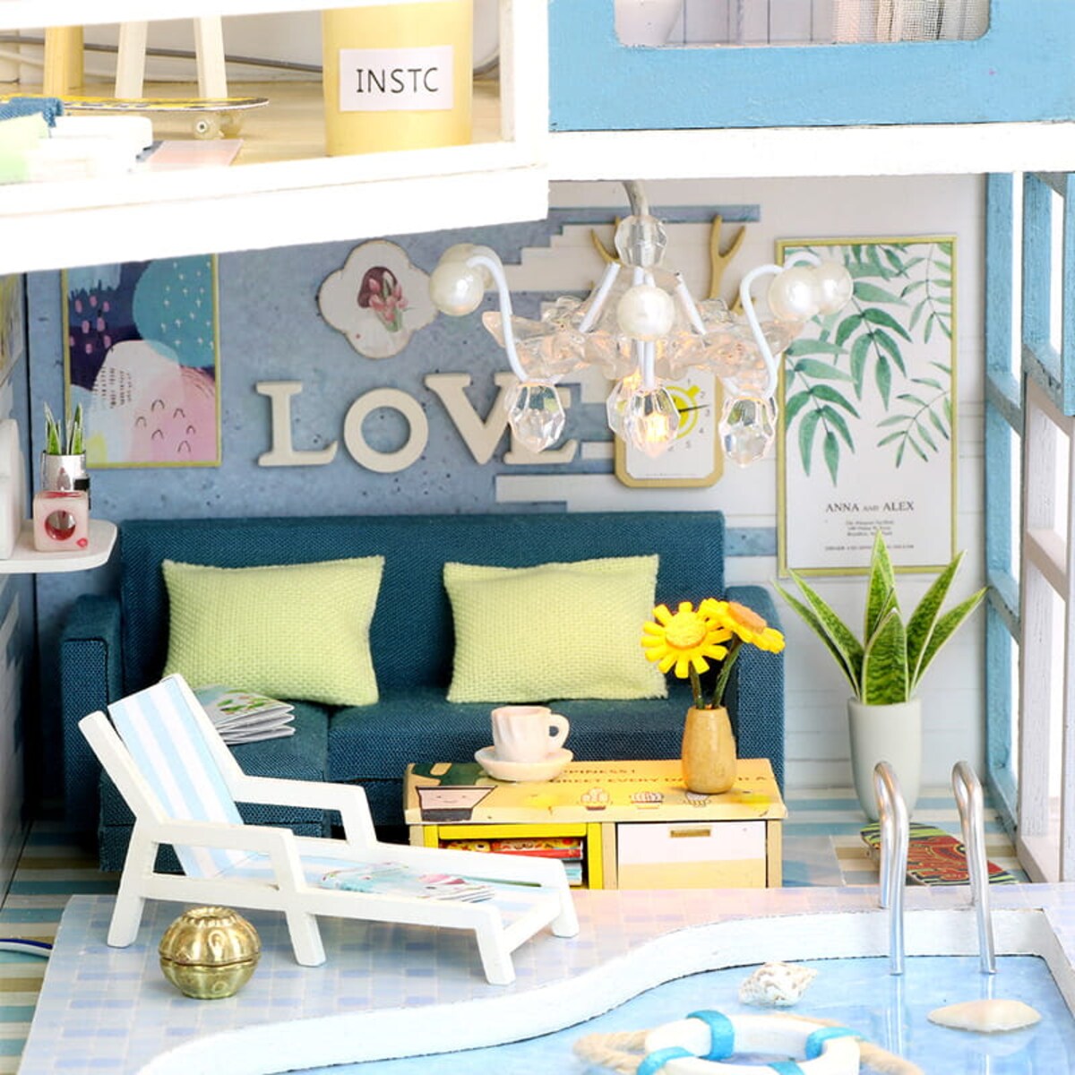 Miniaturowy domek - Hiszpańska riviera