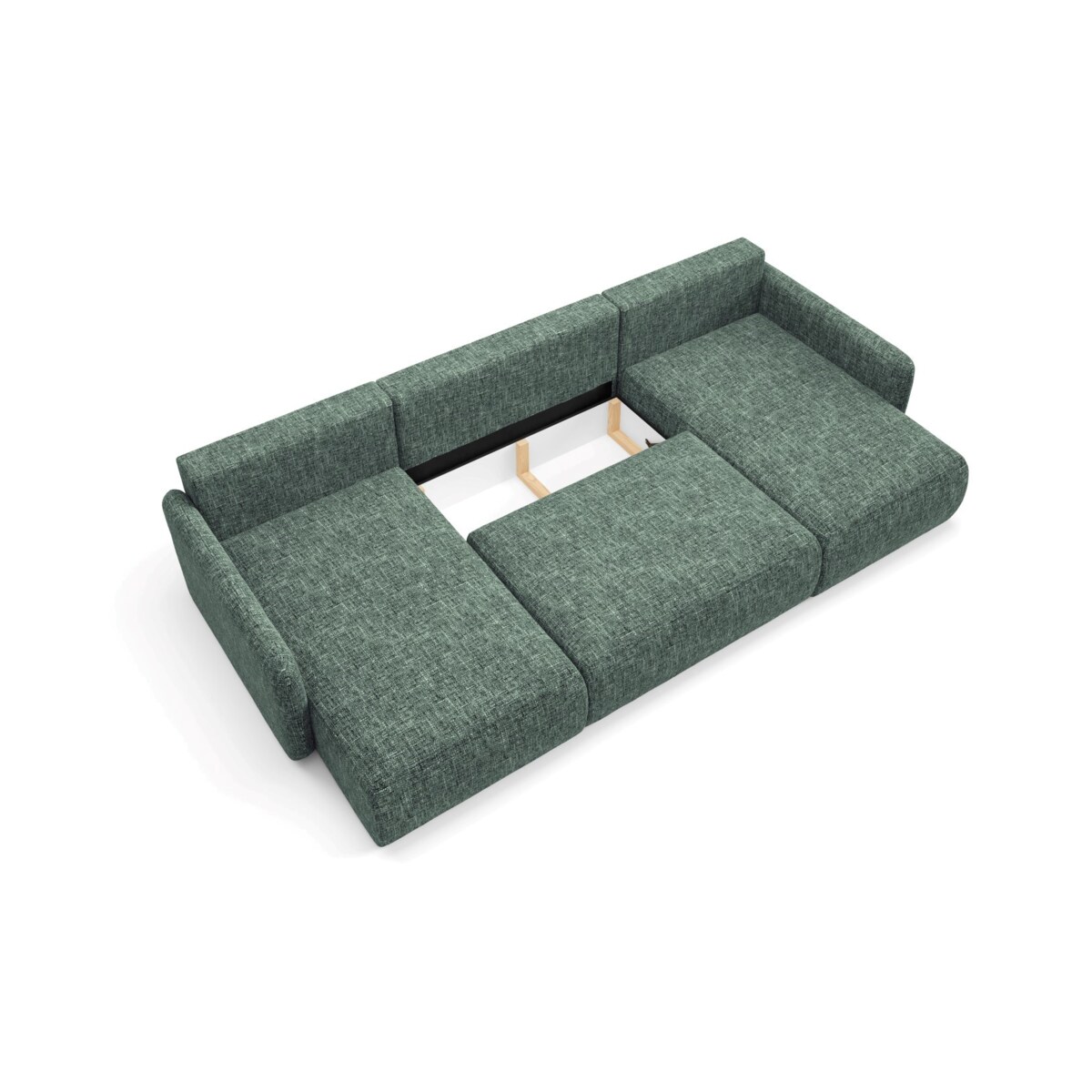 Narożnik LIVELLO U z funkcją spania Kolor: IMO 40