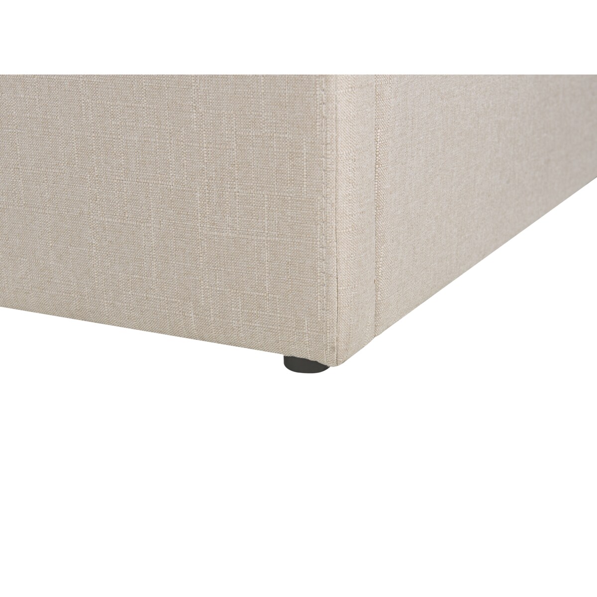 Łóżko z pojemnikiem DINAN 90 x 200 cm Beżowy