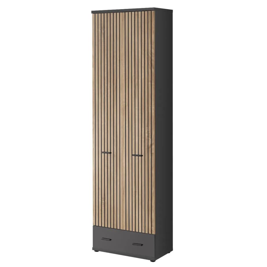 Szafa MARCO antracyt/dąb artisan