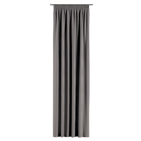 Zasłona na taśmie marszczącej 1 szt. 130x260 gołębi szary