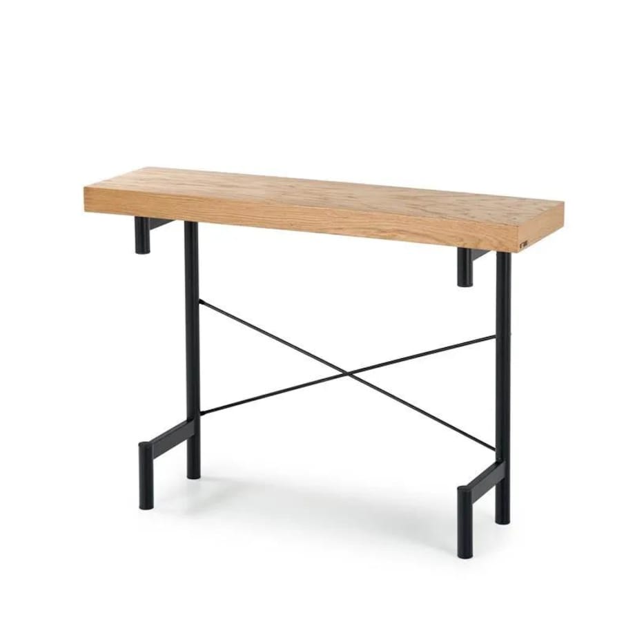 Konsola INFERNO 106x30 dąb/czarna