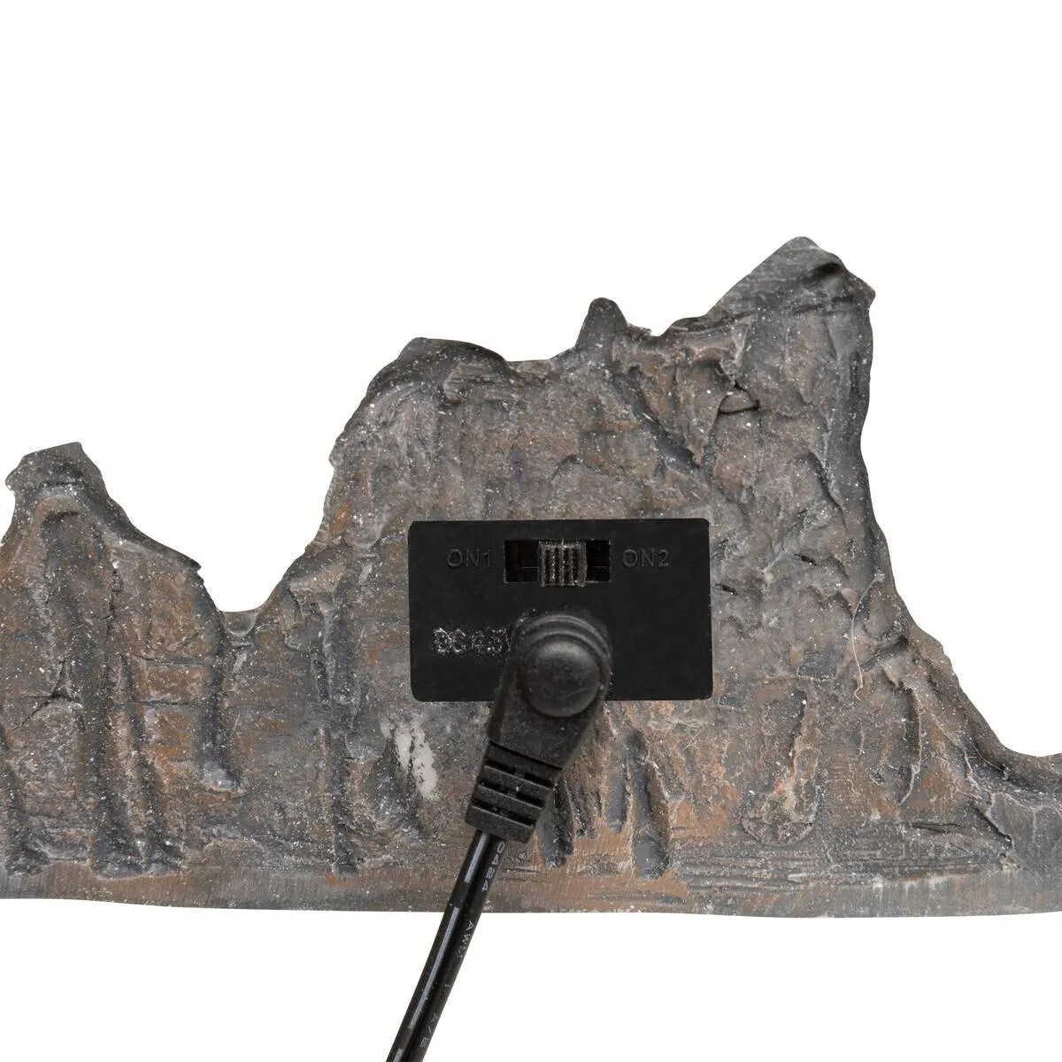 Dekoracja - grająca scenka świąteczna Kościółek 46x45x30,5 cm