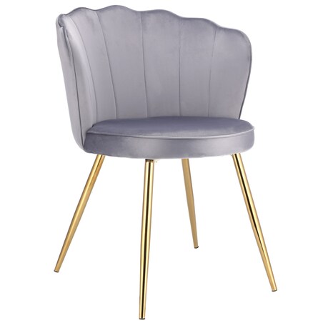 KRZESŁO Fiore szare