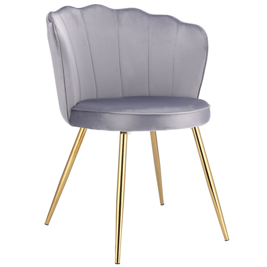 KRZESŁO Fiore szare