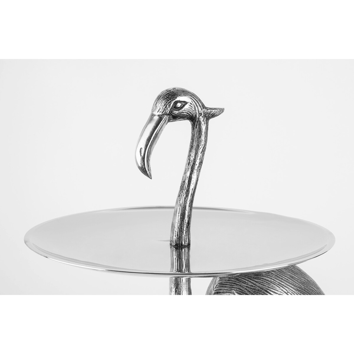 KARE patera / etażerka FLAMINGO srebrna