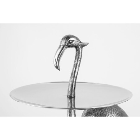 KARE patera / etażerka FLAMINGO srebrna